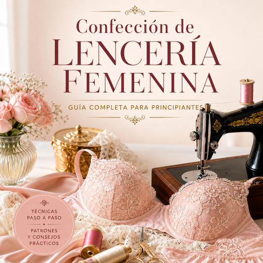 Confecciona Lencería Femenina + 5 BONOS y gana $800.000 al mes
